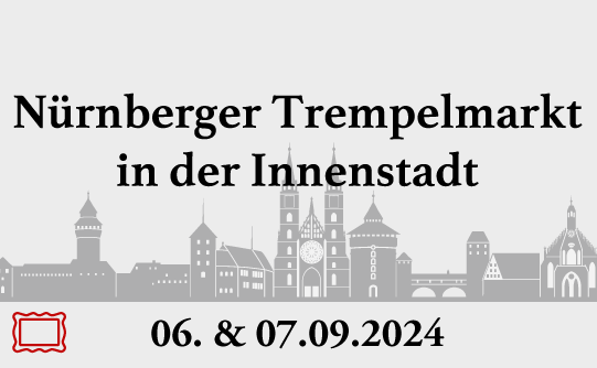 Nürnberger Trempelmarkt in der Innenstadt
06. & 07.09.2024